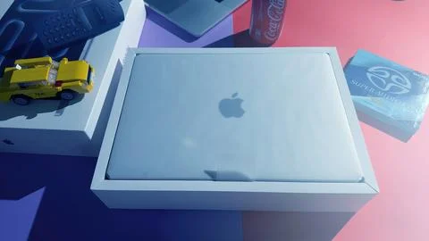 New MacBook Pro M4 Max in Box Stock Photos