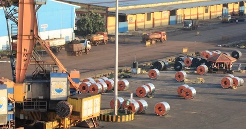 New Mangalore Port Stock Footage 123724158