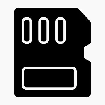 New memory card icon. 스톡 일러스트