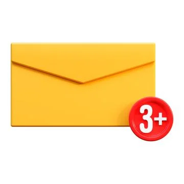 New message. Icon in the form of an envelope with the mark new message remind Stock Illustration