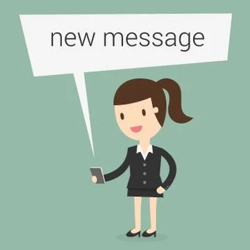 New message Stock Illustration