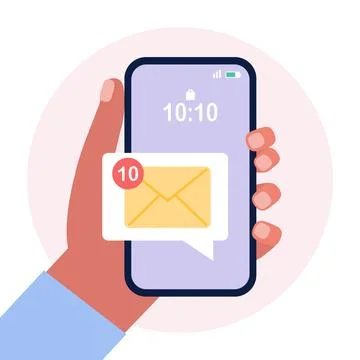 New message Stock Illustration