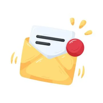 New message Stock Illustration