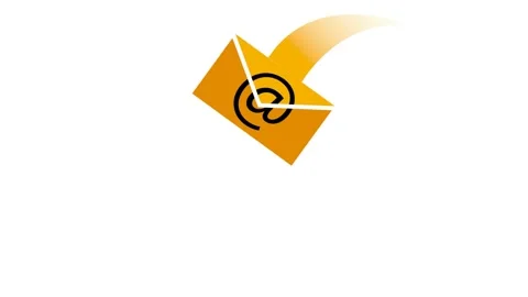 New message, incoming mail. envelope for letter with arrow. Motion graphics. Stock Footage 194652119