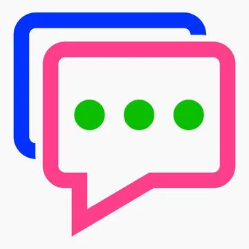 New message, letter, chat icon Stock Illustration
