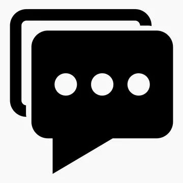 New message, letter, chat icon Stock Illustration