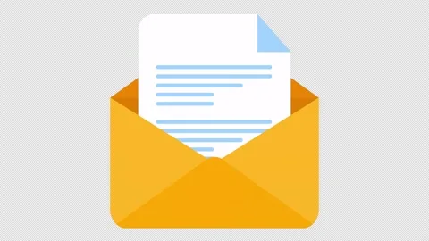 New message sign. Stock Footage 274253439