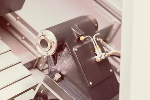 New  metal processing machines Stock Photos