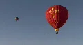 New Mexican Flag Hot Air Balloon HD Footage