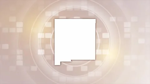 New Mexico Animated Map Stock Footage 275817960