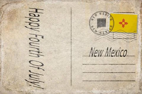 New Mexico Independence Day Fourth July Background Illustration