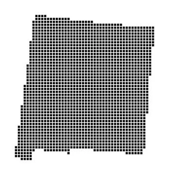 New Mexico map. Map of New Mexico in dotted style. Borders of the us state .. Stock Photos