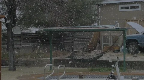 New Mexico In snow Stockbeeldmateriaal 45895555