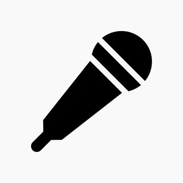 New Microphone System Vector Icon Stock Illustration