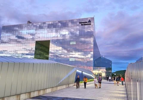 New MIL campus, the Science Complex of Universite de Montreal. Stock Photos