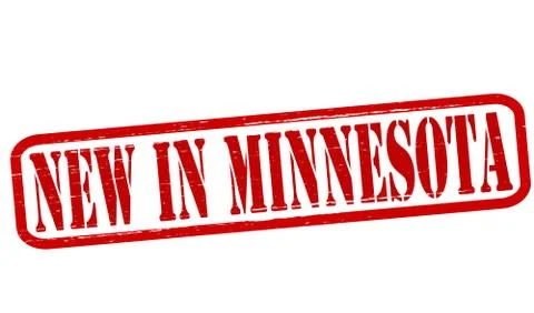 New in Minnesota Stock Illustration