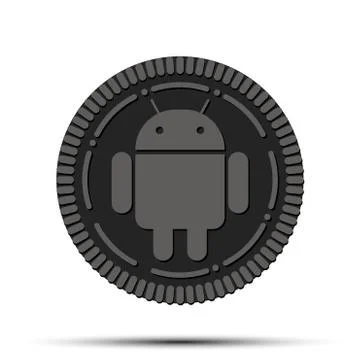 New mobile operating system Android Oreo. Stock Illustration