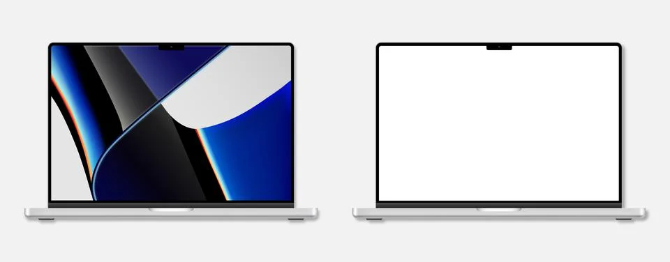 New model Apple Macbook Pro Stock Illustration