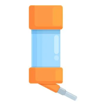 New model drinker icon cartoon vector. Zoo plate Stock Illustration