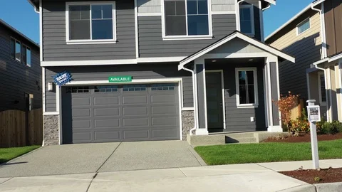 New model home 500k Stock Footage 95507548