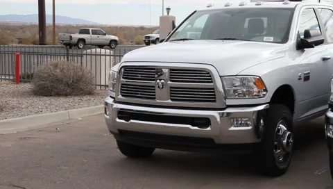 New Model Pickup Trucks Stock Footage 1100757