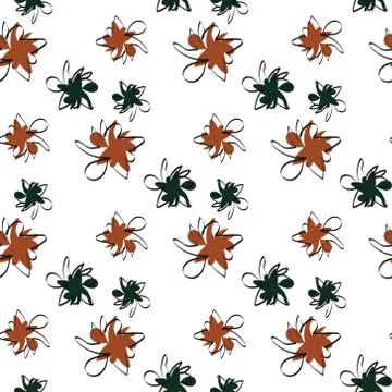 New model seamless pattern repeat for any web design on white background. Illustrazione stock