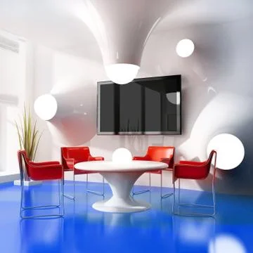New modern cafe Stock Illustration