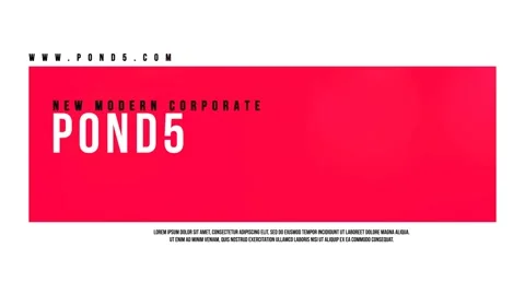 New Modern Corporate After Effects stock