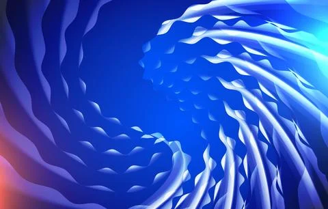 New modern custom element vector with wavy stylish with blue color イラスト素材