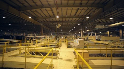 New modern industrial plant Stock Footage 59591976