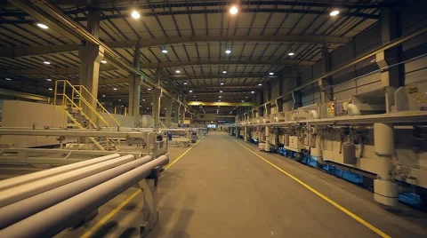 New modern industrial plant Stock Footage 59592562