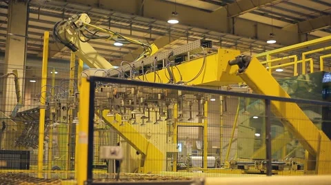 New modern industrial plant Video stock 59594182