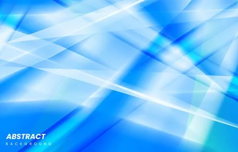 New modern realistic creative custom shape with gradient blue color abstract 库存插图