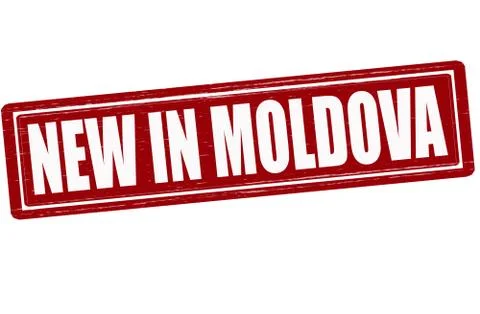 New in Moldova Stock Illustration