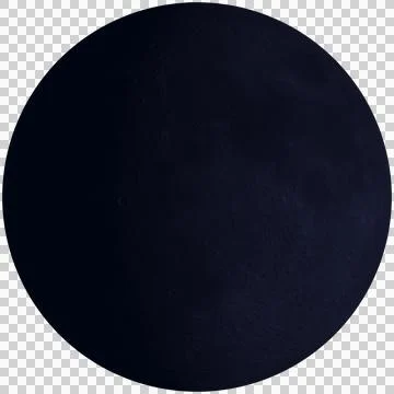 New Moon,  3D, with alpha Stock Illustration