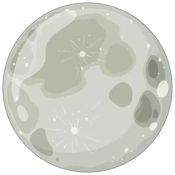 New Moon with Celestial Patterns Ilustração Stock