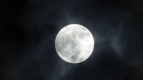 New Moon Night Sky Background Stock Footage 80858495