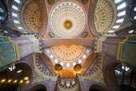 New Mosque Ceiling Fotos de archivo