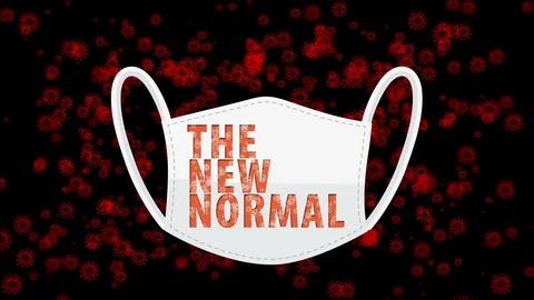 The New Normal animation concept Stock Footage 129340156