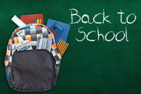 New Normal on Back to School Measures During Covid-19 Pandemic With Copy Spac Stock Photos