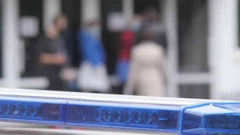 New Normal. Checking health Using Infrared Thermometer at Entrance a Hospital or 動画素材 141991173