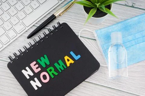 NEW NORMAL  库存照片