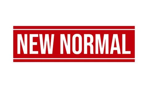 New Normal Rubber Stamp Seal Vector Stock Illustration