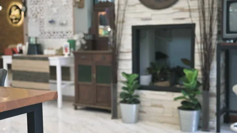 New normal rule QR code scan before entering coffee shop Stock Footage 141695152