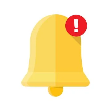 New Notification Icon. Illustrazione stock