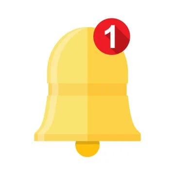 New Notification Icon. Stock Illustration