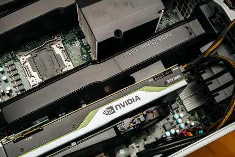 New Nvidia RTX in Dell Precision T7910 workstation Foto stock