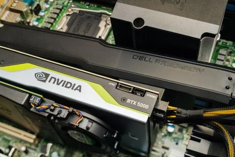 New Nvidia RTX in Dell Precision T7910 workstation Foto stock