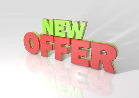 New offer 스톡 일러스트