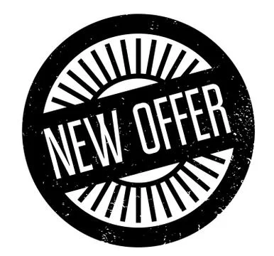 New Offer rubber stamp Stock Illustration